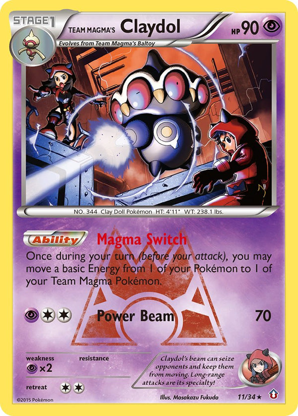 Team Magma’s Claydol Double Crisis SET-11