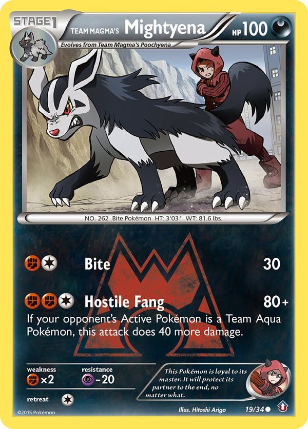 Team Magma’s Mightyena Double Crisis SET-19
