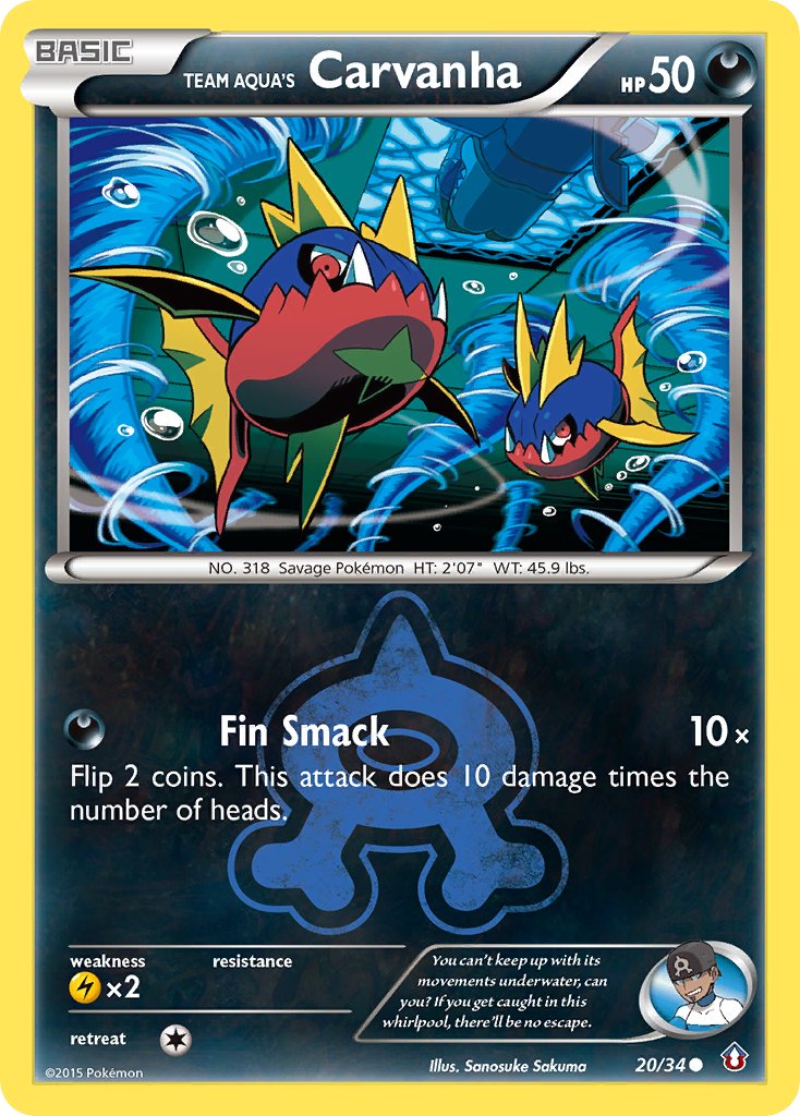 Team Aqua’s Carvanha Double Crisis SET-20