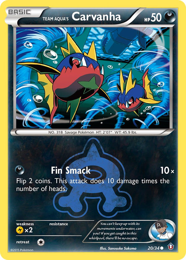 Team Aqua’s Carvanha Double Crisis SET-20