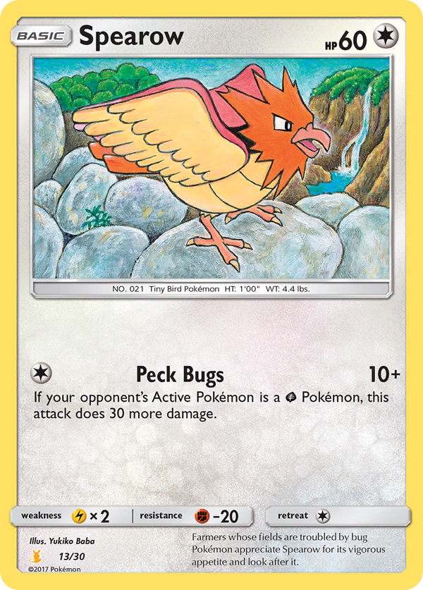 Spearow Sun & Moon Trainer Kit—Alolan Raichu SET-13