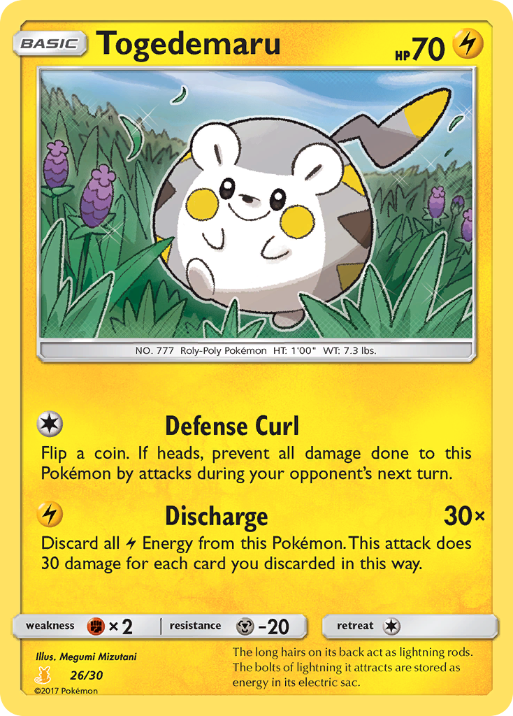 Togedemaru Sun & Moon Trainer Kit—Alolan Raichu SET-26