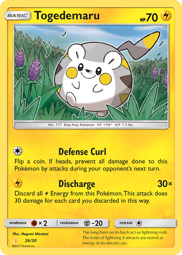 Togedemaru Sun & Moon Trainer Kit—Alolan Raichu SET-26
