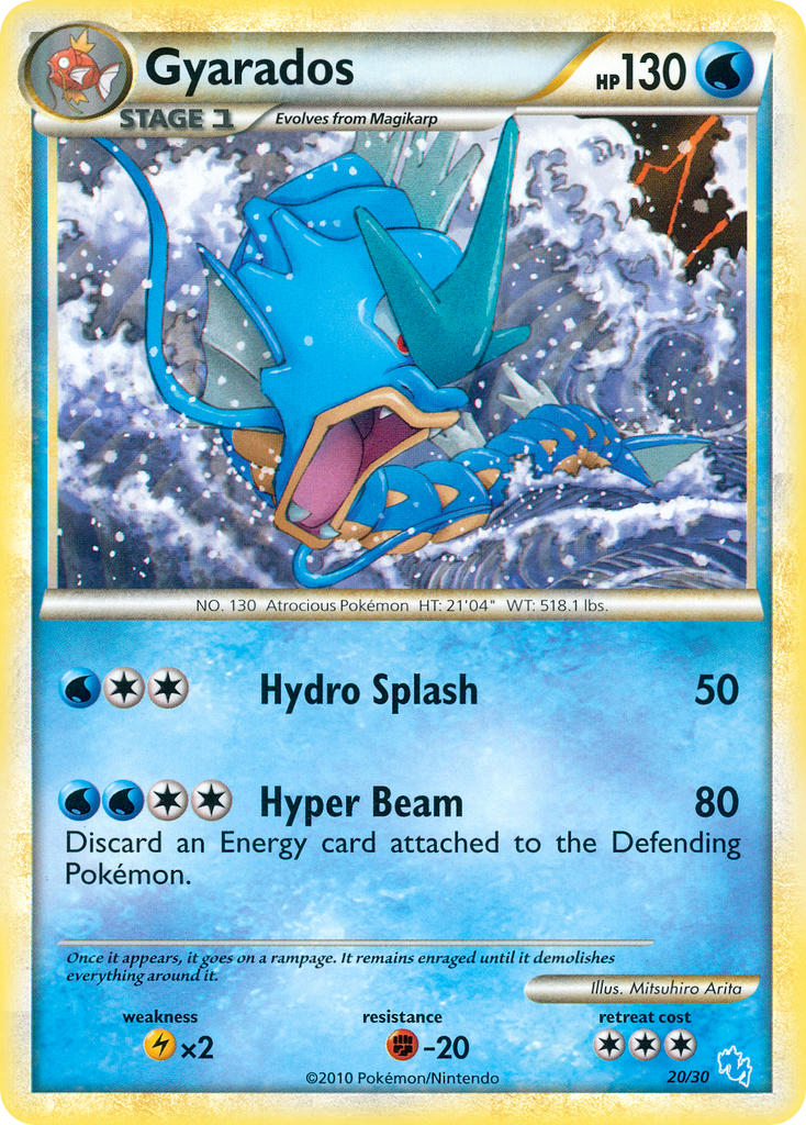 Gyarados HS Trainer Kit—Gyarados SET-20