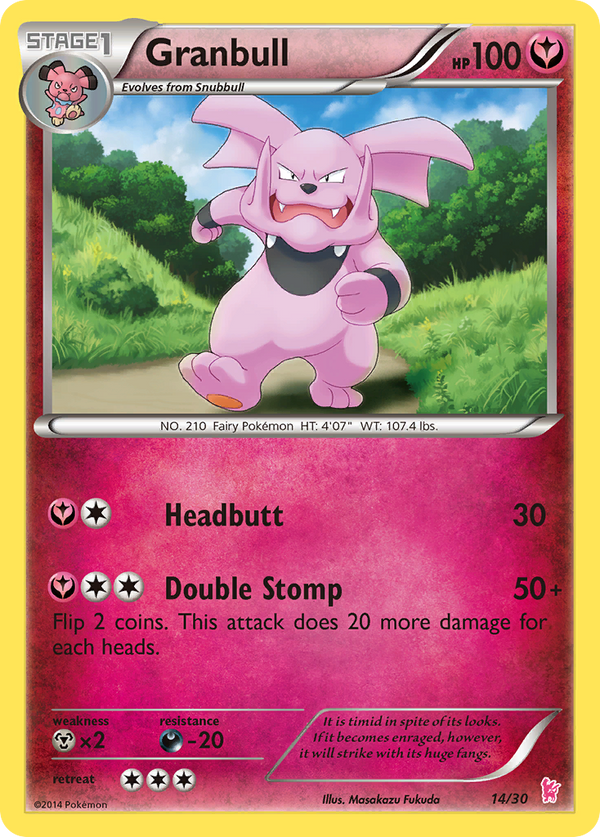 Granbull XY Trainer Kit—Sylveon SET-14