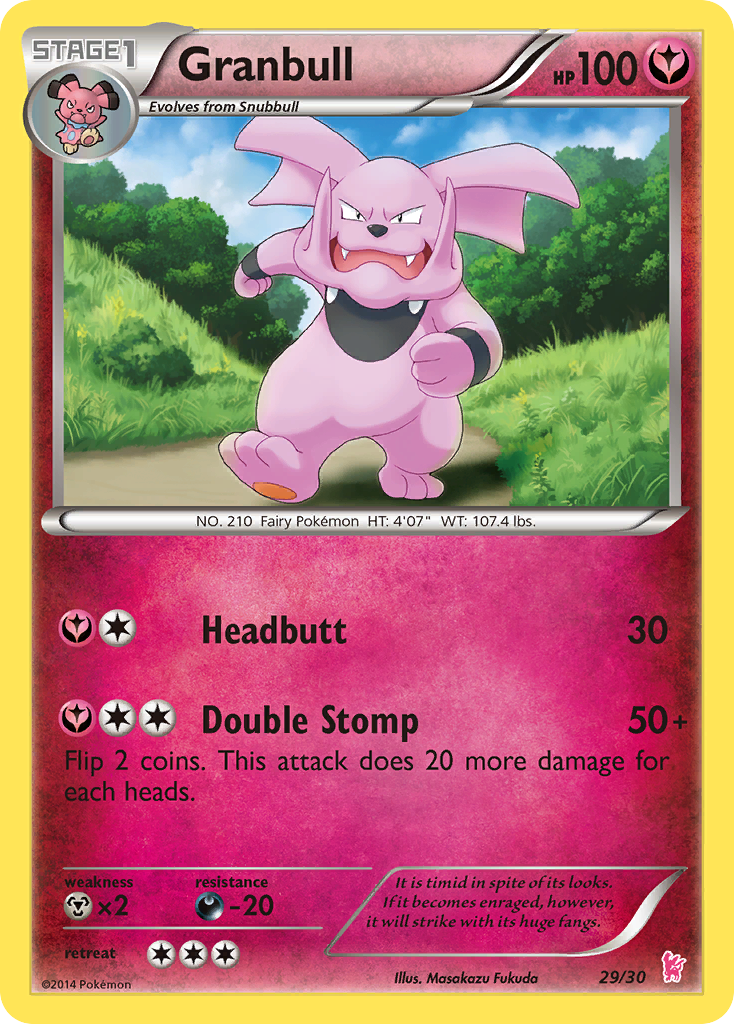 Granbull XY Trainer Kit—Sylveon SET-29