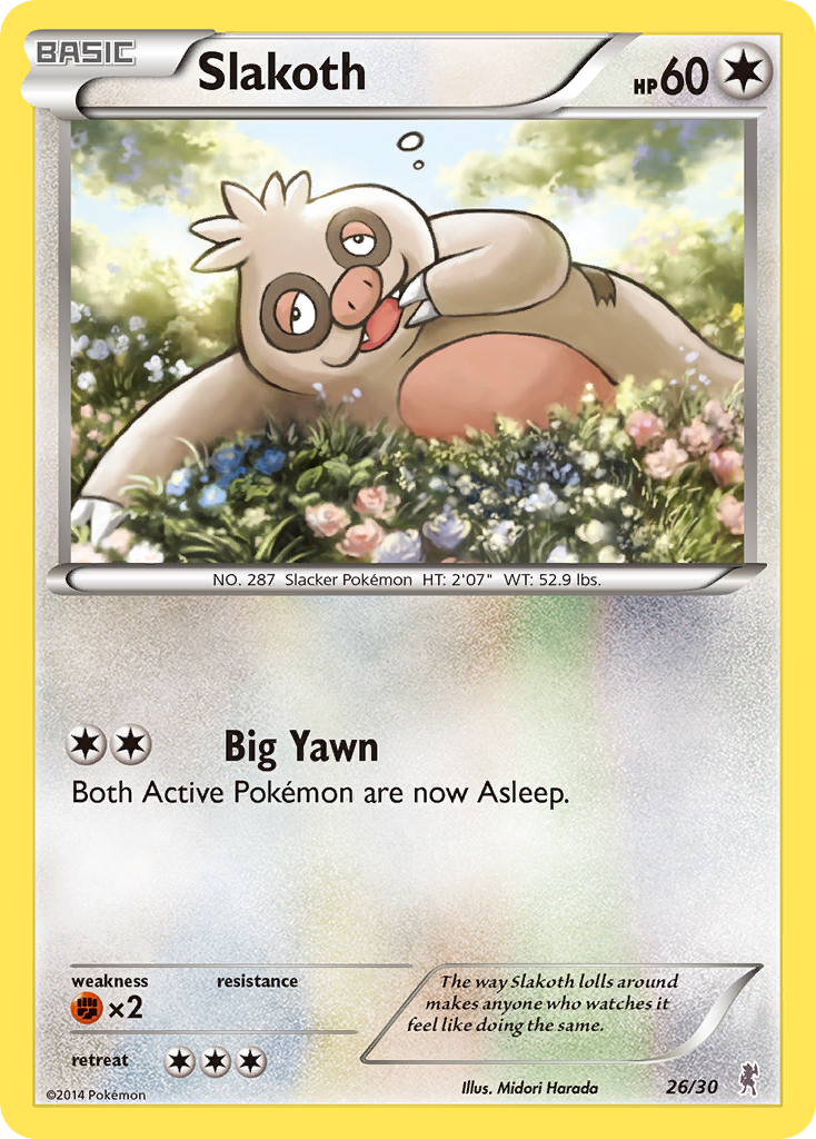 Slakoth XY Trainer Kit—Bisharp SET-26