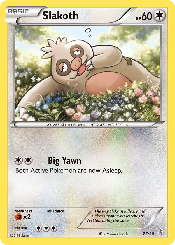 Slakoth XY Trainer Kit—Bisharp SET-26