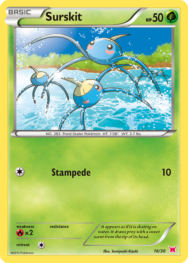 Surskit XY Trainer Kit—Latias SET-16