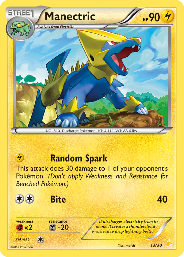 Manectric XY Trainer Kit—Pikachu Libre SET-13