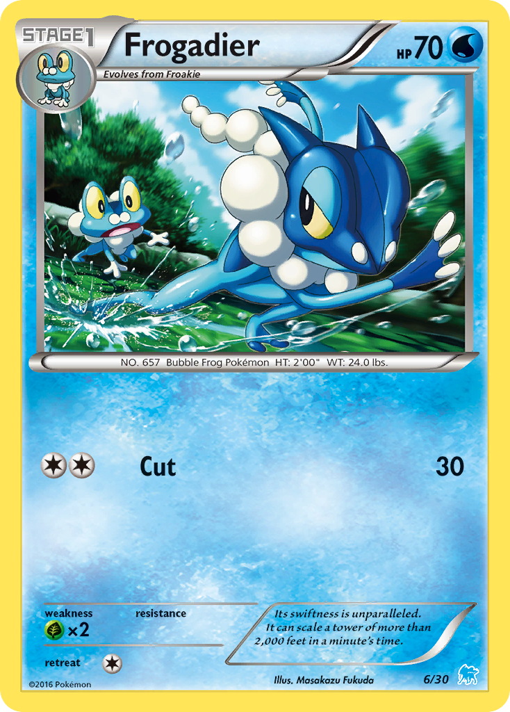 Frogadier XY Trainer Kit—Suicune SET-6