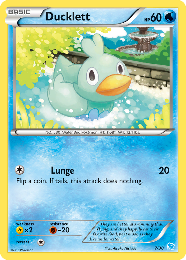 Ducklett XY Trainer Kit—Suicune SET-7