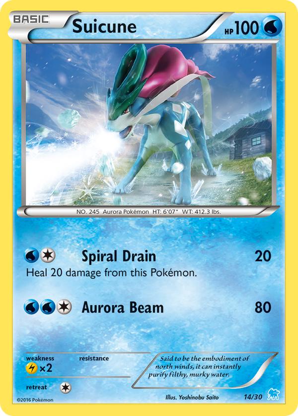 Suicune XY Trainer Kit—Suicune SET-14