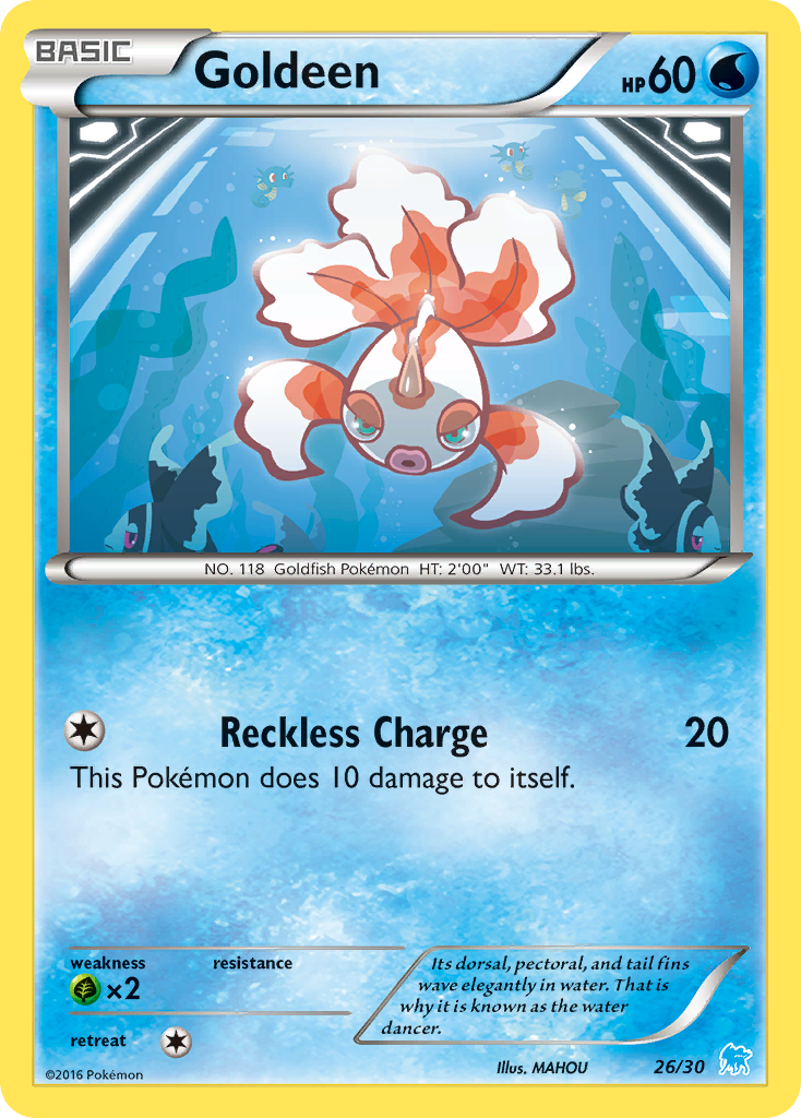 Goldeen XY Trainer Kit—Suicune SET-26