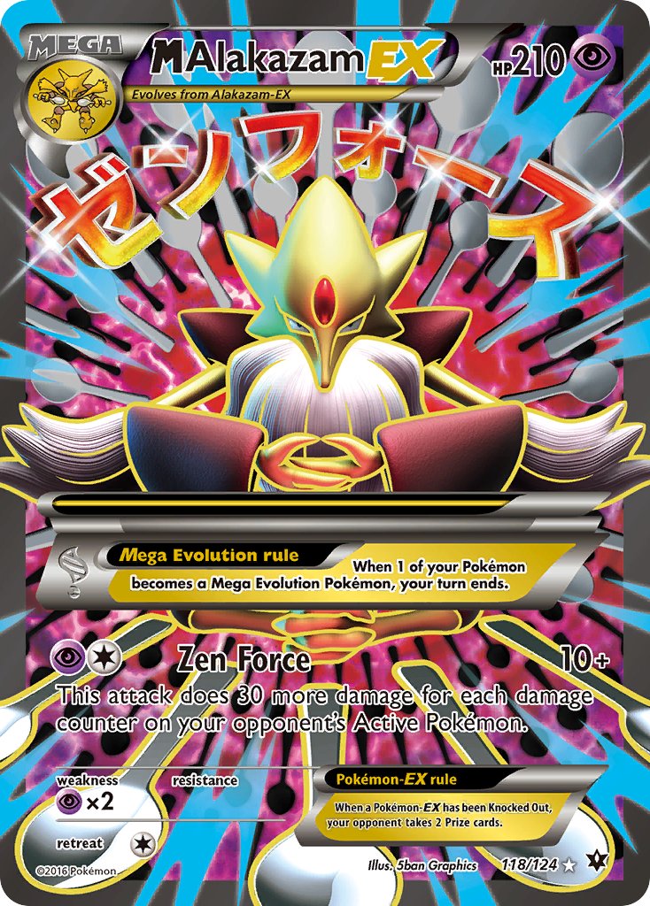 M Alakazam EX Fates Collide 2016 #118