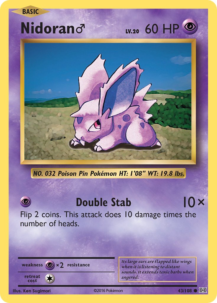Nidoran Male Evolutions SET-43