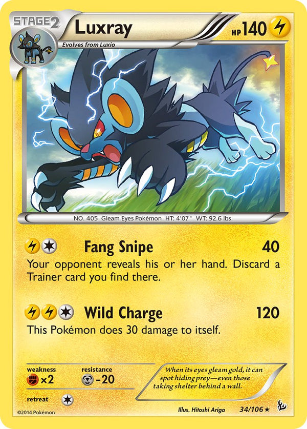 Luxray Flashfire SET-34