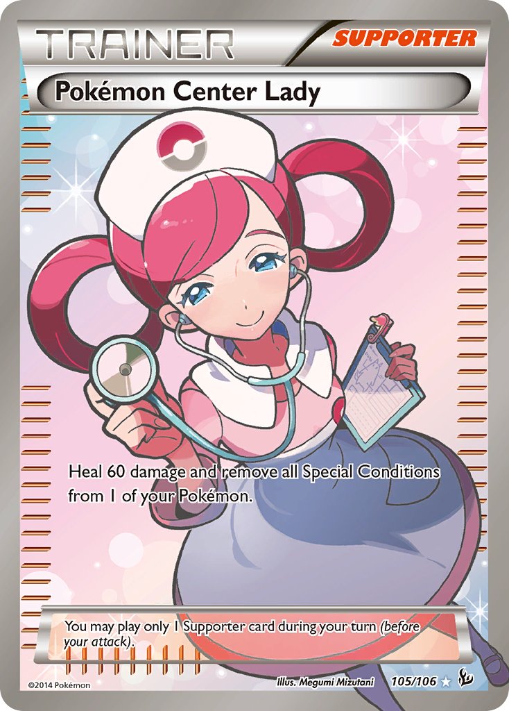 Pokémon Center Lady Flashfire 2014 #105