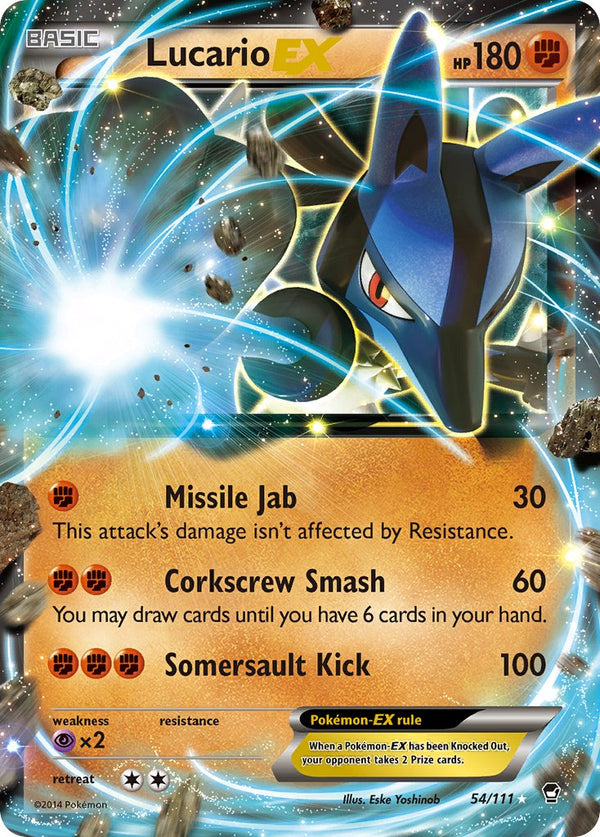 Lucario-EX Furious Fists SET-54