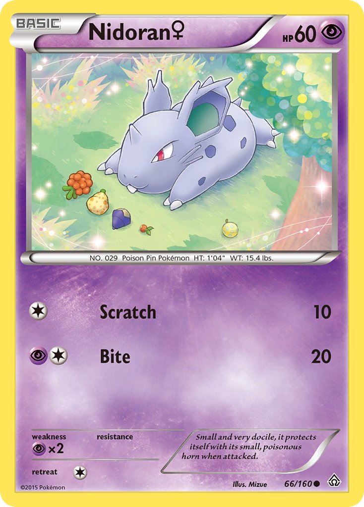 Nidoran Female Primal Clash SET-66