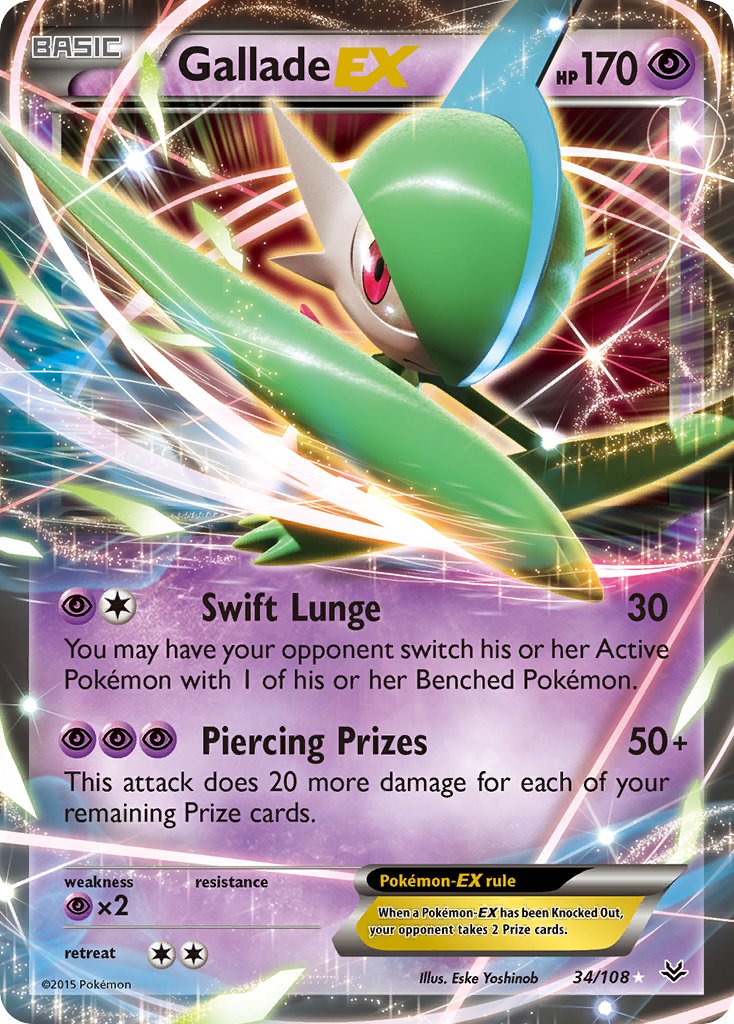 Gallade-EX Roaring Skies SET-34