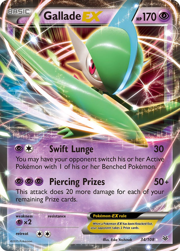 Gallade-EX Roaring Skies SET-34