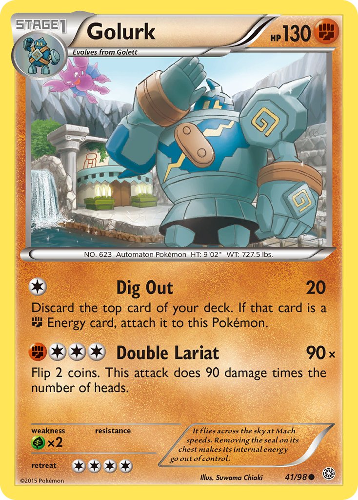 Golurk Ancient Origins SET-41