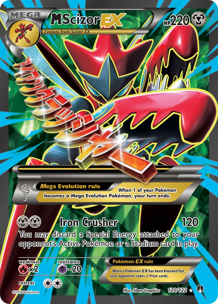 M Scizor EX BREAKpoint 2016 - #120