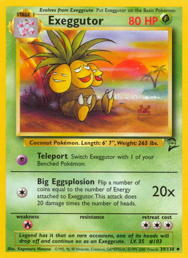 Exeggutor Base Set 2 SET 2-39