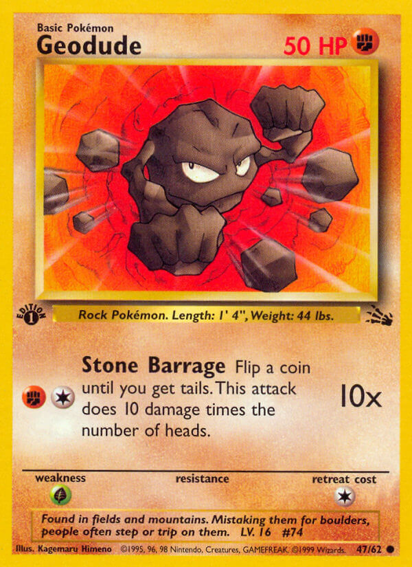 Geodude Fossil SET 2-47