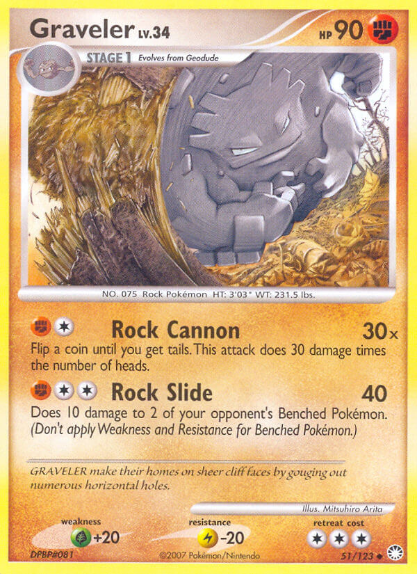 Graveler Mysterious Treasures SET-51