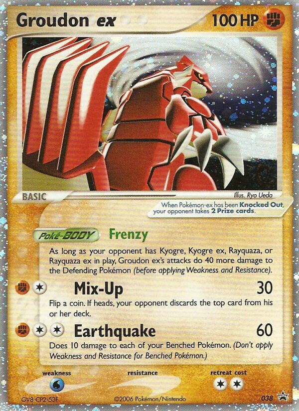 Groudon ex Nintendo Black Star Promos SET-038