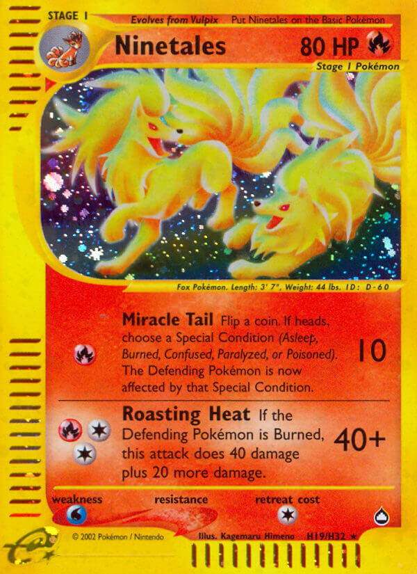 Ninetales Aquapolis SET-H19