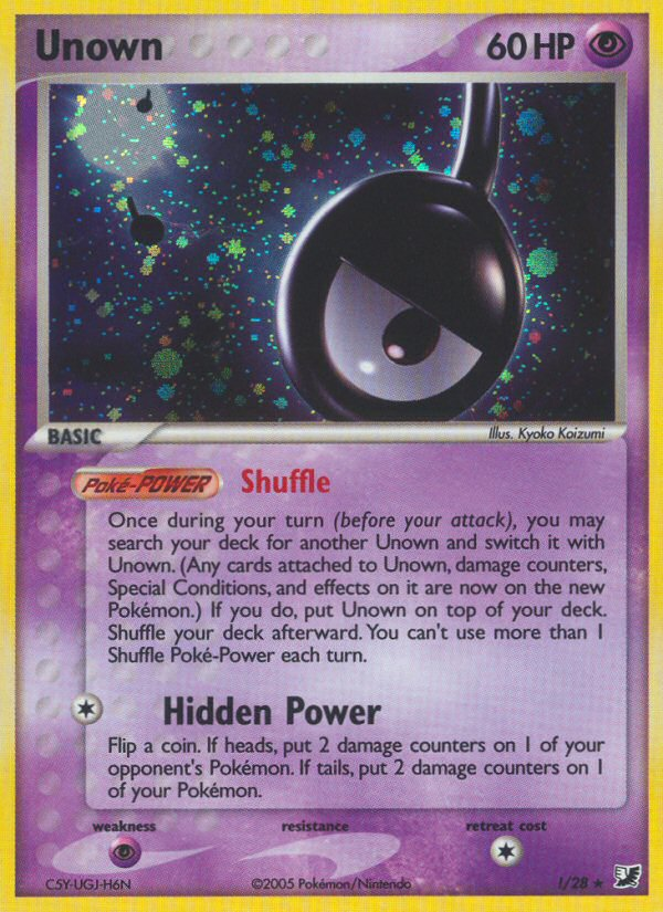 Unown - Unseen Forces SET-!