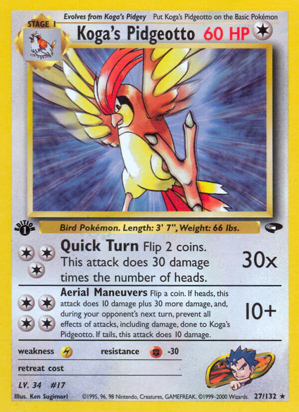 Koga’s Pidgeotto Gym Challenge SET-27