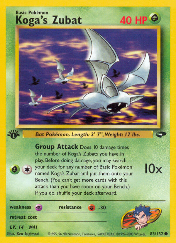 Koga’s Zubat Gym Challenge SET-83