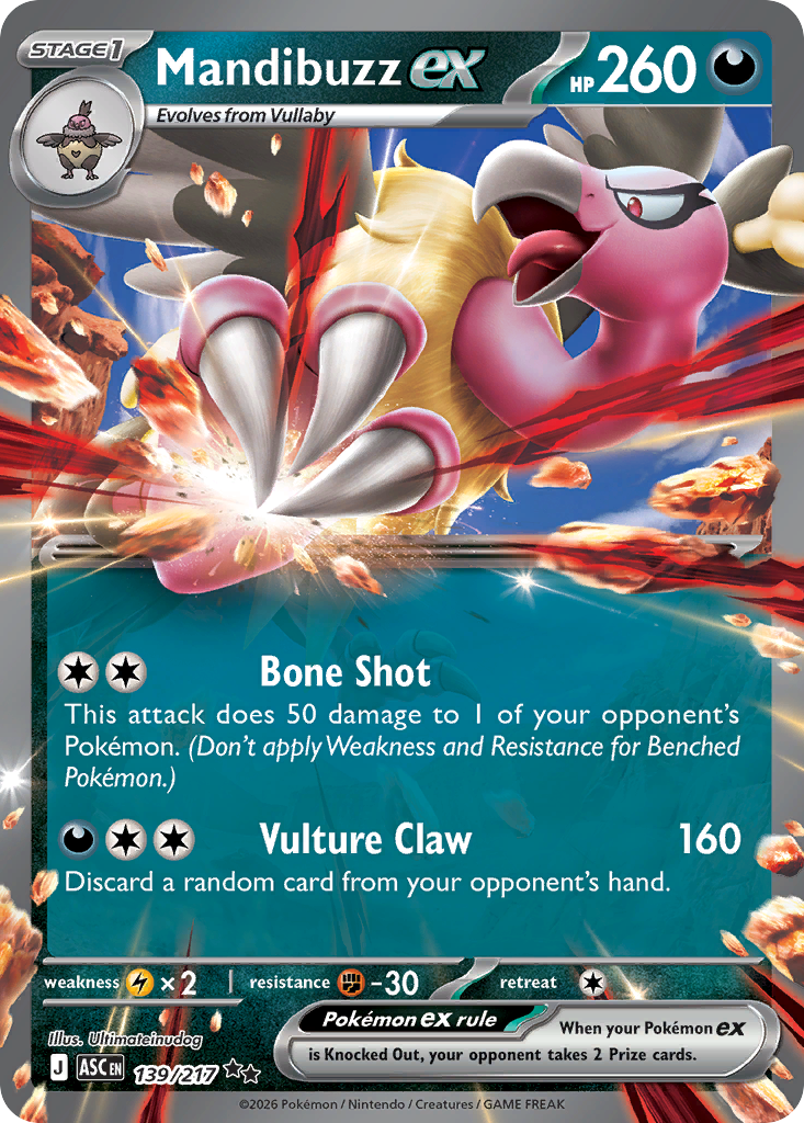 Mandibuzz ex - Ascended Heroes SET 2-139