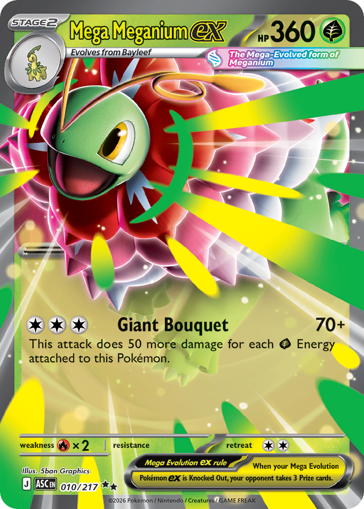 Mega Meganium ex - Ascended Heroes SET-10