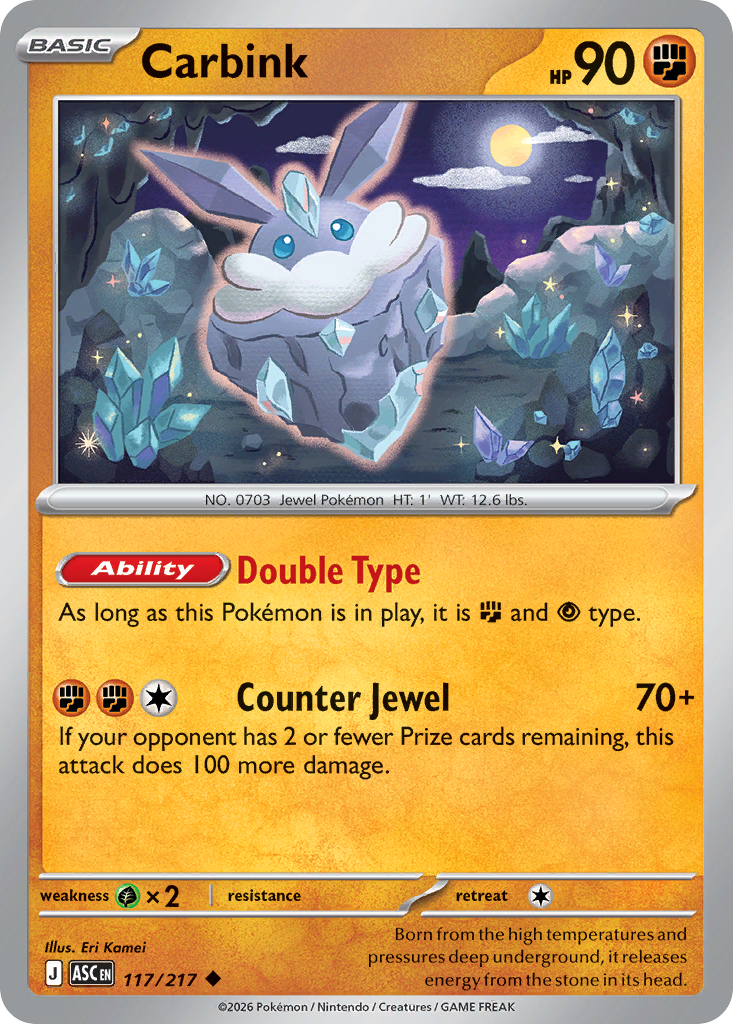Carbink - Ascended Heroes SET 2-117