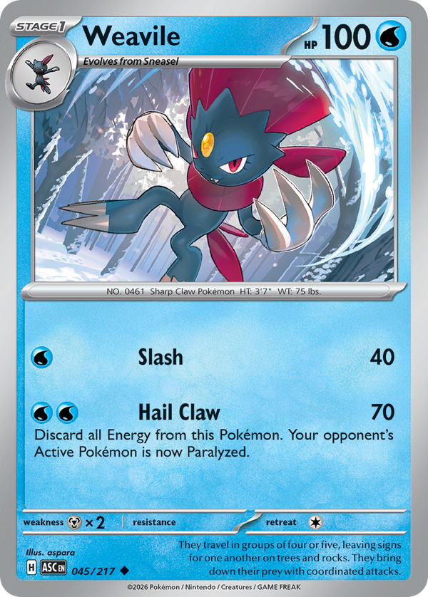 Weavile - Ascended Heroes SET-45