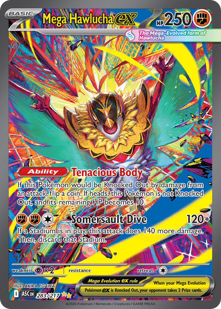 Mega Hawlucha ex - Ascended Heroes SET-283