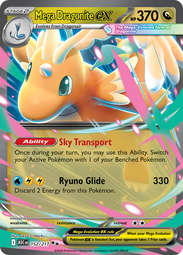 Mega Dragonite ex - Ascended Heroes SET 2-152
