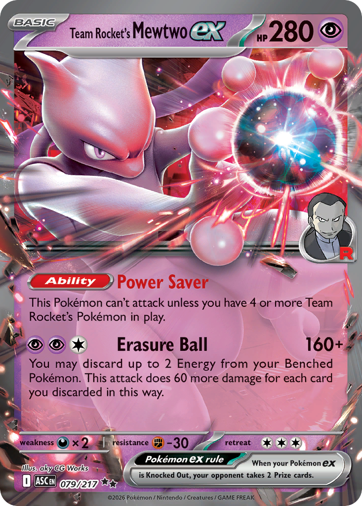 Team Rocket's Mewtwo ex - Ascended Heroes SET-79