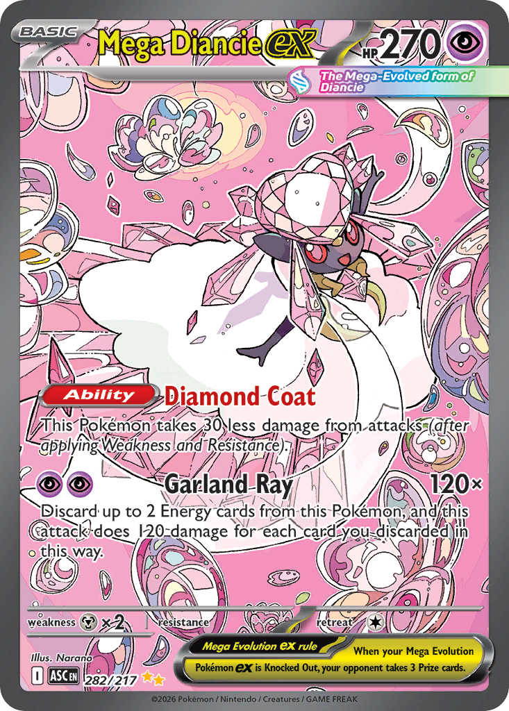 Mega Diancie ex - Ascended Heroes SET-282