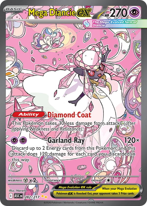 Mega Diancie ex - Ascended Heroes SET-282
