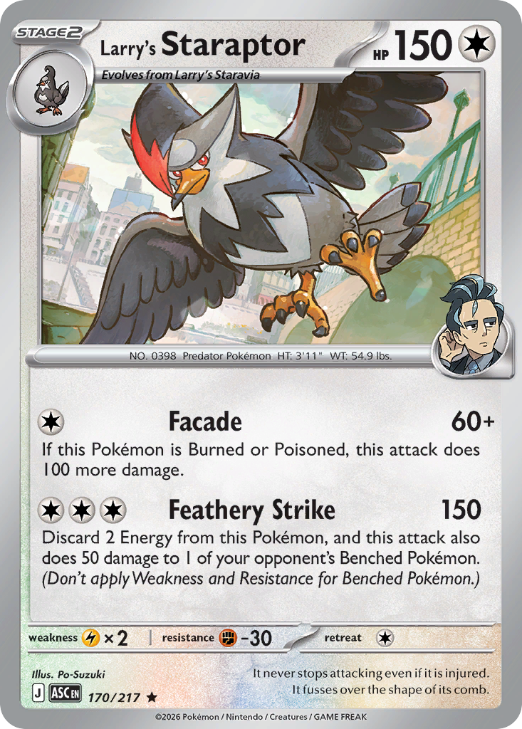Larry's Staraptor - Ascended Heroes SET 2-170