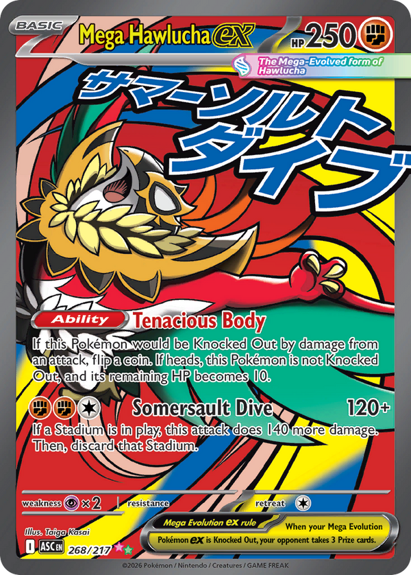 Mega Hawlucha ex - Ascended Heroes SET-268