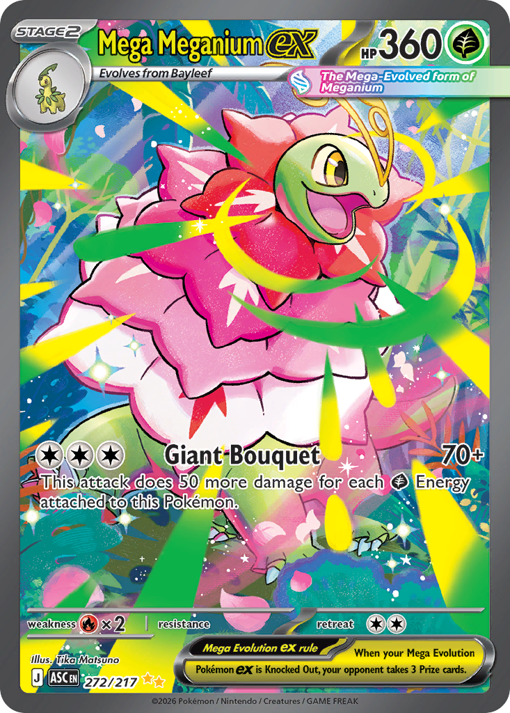 Mega Meganium ex - Ascended Heroes SET-272