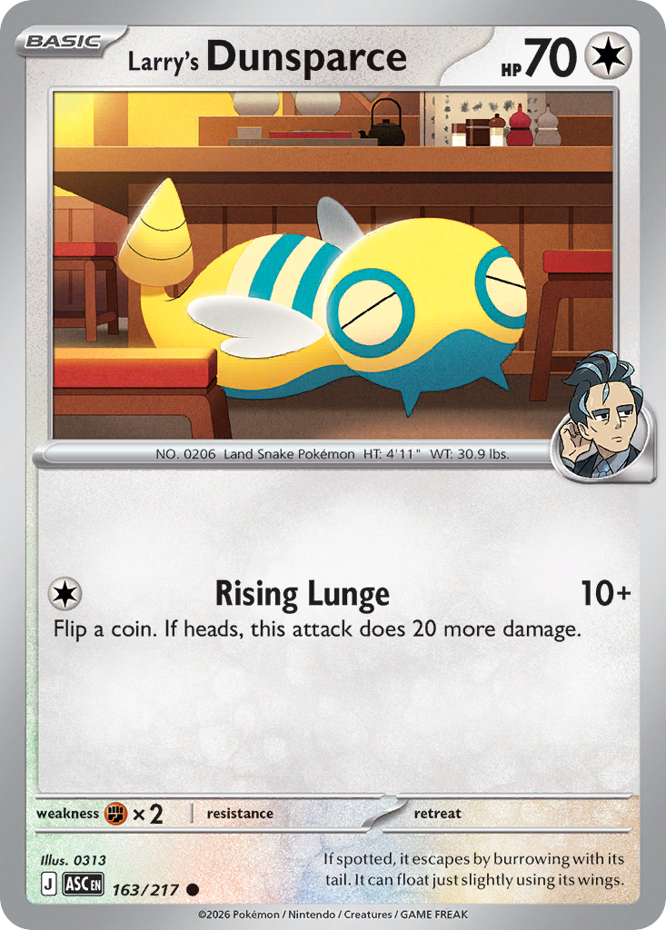 Larry's Dunsparce - Ascended Heroes SET 2-163