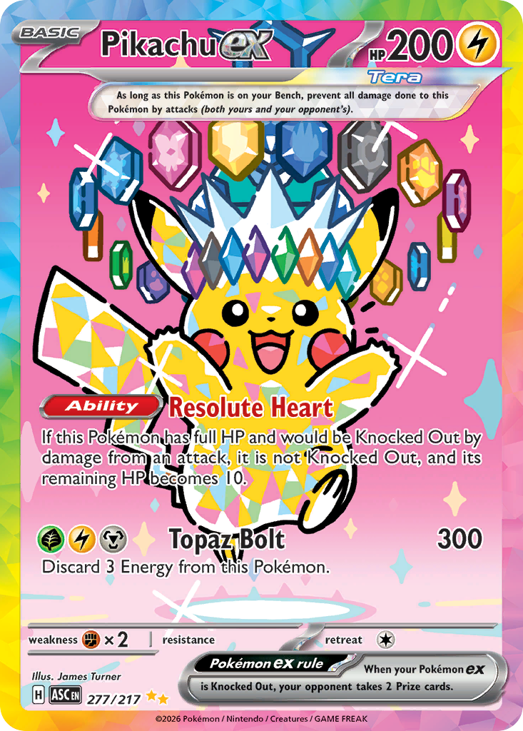 Pikachu ex - Ascended Heroes SET-277